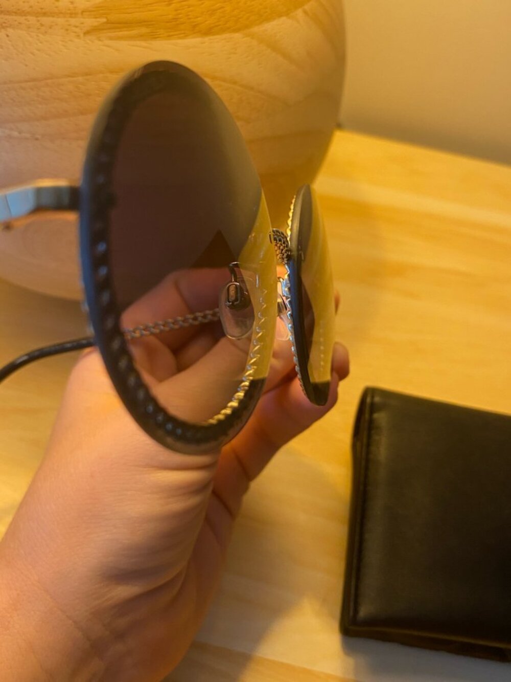 CHANEL Sunglasses with Gold Chain - Picture 10 of 10